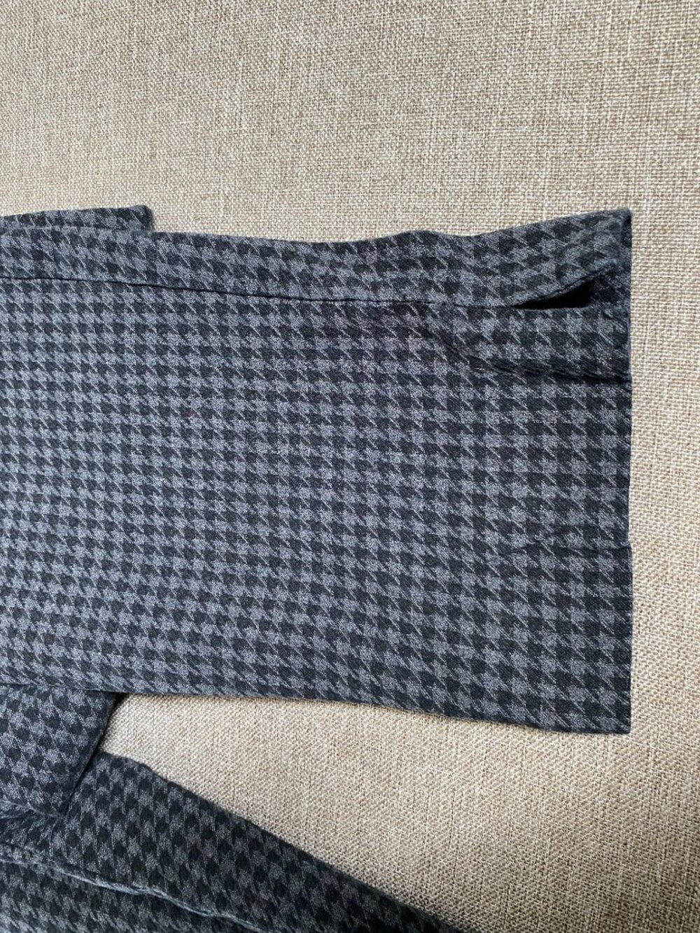 Talbots Chatham Ankle Dress Pants Women's 12 Mid Rise Multicolor Houndstooth - Picture 9 of 16